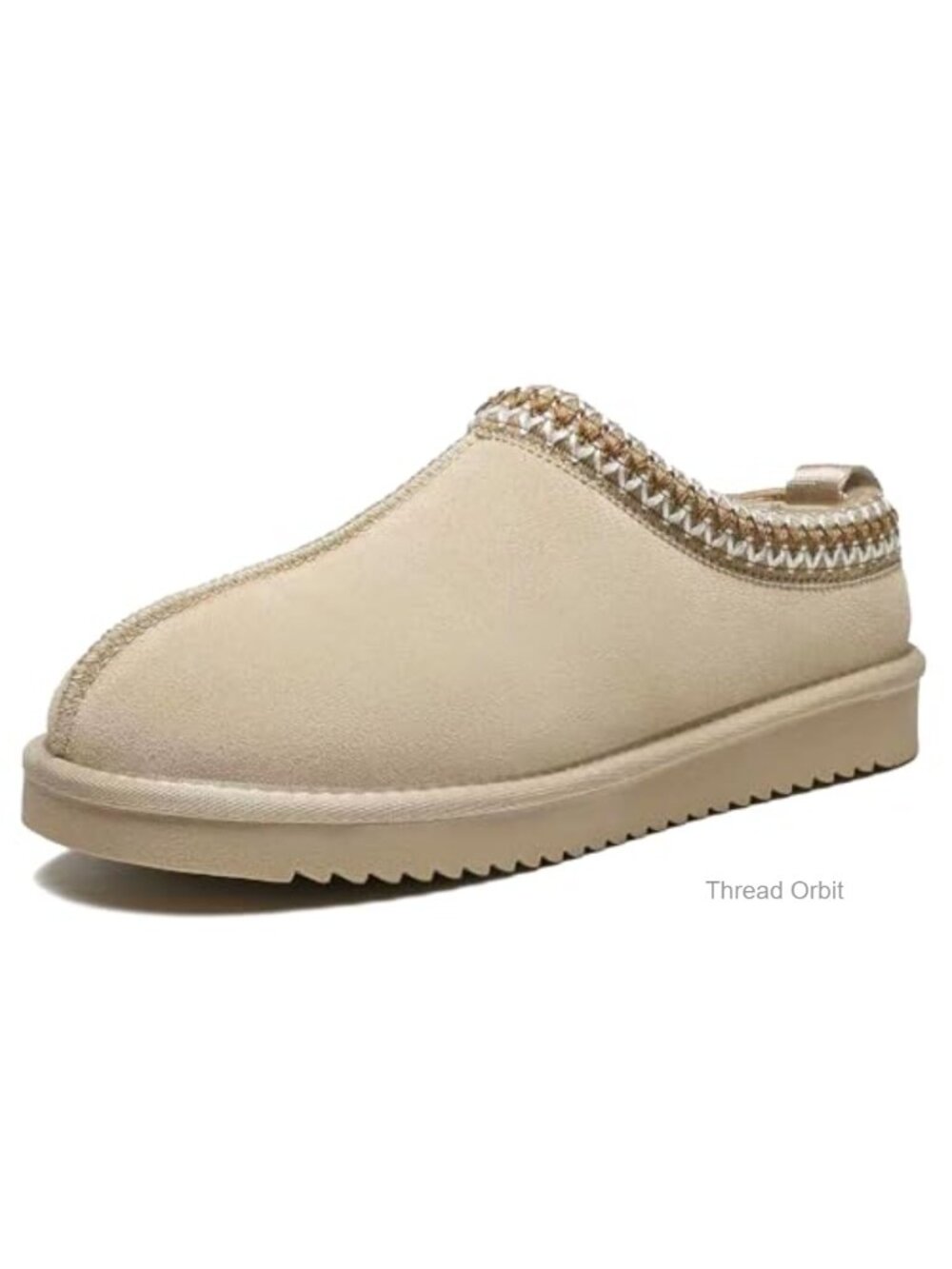 Women's Suede Fuzzy Slippers Winter Warm House Shoes